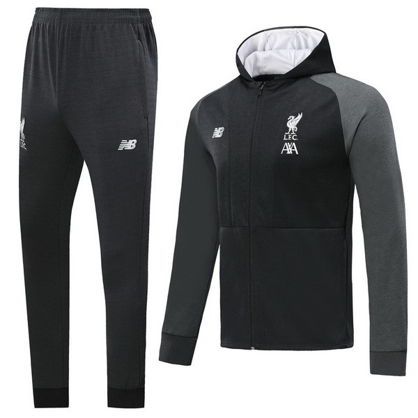 Chandal Liverpool 2019-2020 Negro Blanco Gris